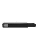 PNY Flash Drive Elite-X USB 3.2 Stick 64GB Capless Slider Black FDI64GELTXC