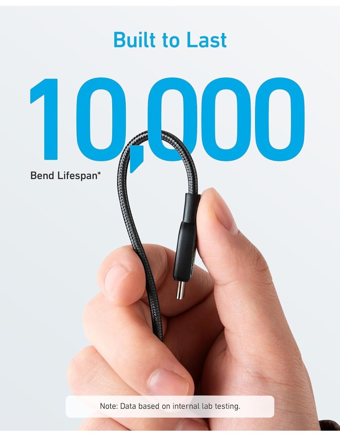 Anker Mobile Cable USB C to USB C 1.8m 240W 310 Black Anker Mobile Cable USB C to USB C 1.8m 240W 310 Black