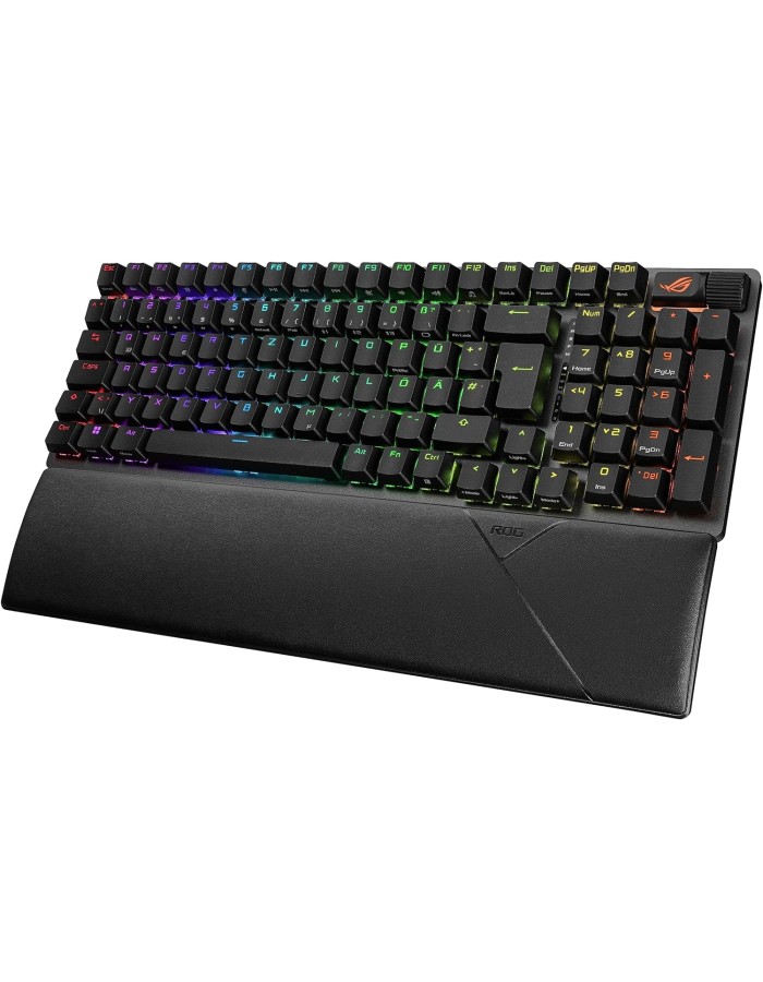 ASUS Gaming Keyboard Mechnanical Tri-Mode 2.4Ghz/Bluetooth/USB WristRest ROG STRIX SCOPE II 96 Wireless NXSW ASUS Gaming Keyboard Mechnanical Tri-Mode 2.4Ghz/Bluetooth/USB WristRest ROG STRIX SCOPE II 96 Wireless NXSW