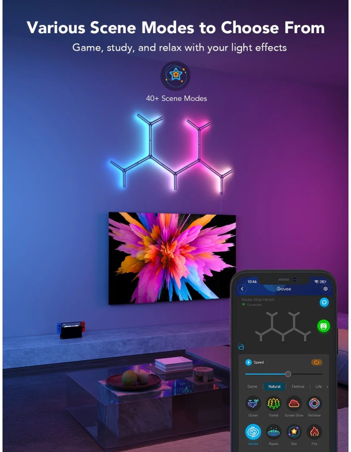 Govee Gaming Light Panel Y Shape (7 pack) H6065