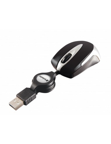 Verbatim GO MINI Wired Optical Travel Mouse Black Verbatim GO MINI Wired Optical Travel Mouse Black
