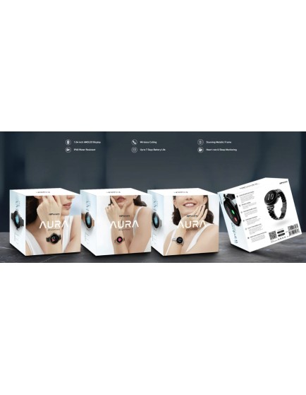 HiFuture AURA Luxury Ladies SmartWatch Silver