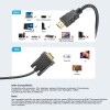 Unitek Converter HDMI to VGA Adapter Cable 2.0m Unitek Converter HDMI to VGA Adapter Cable 2.0m
