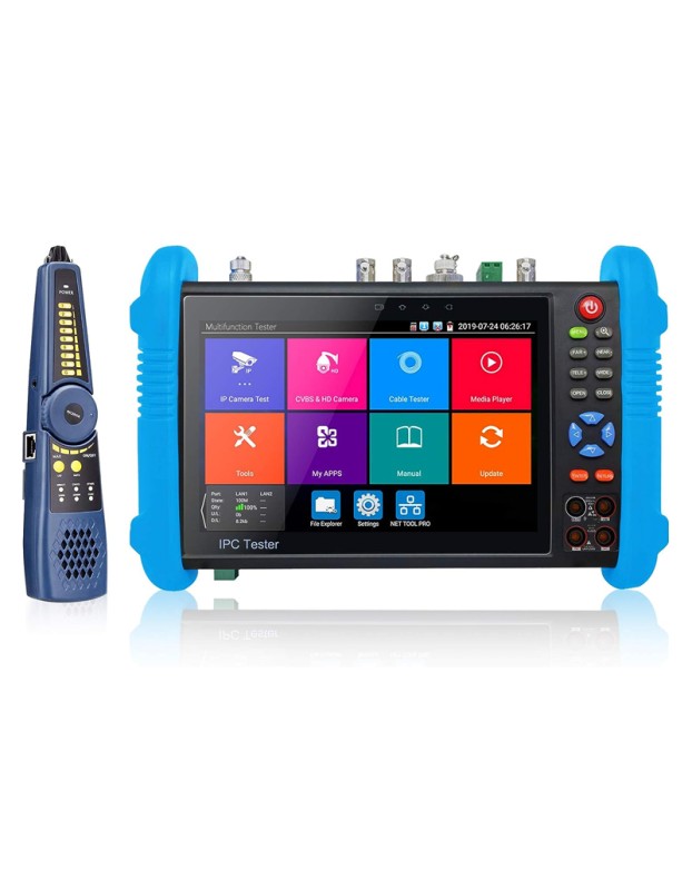 Noyafa CCTV & Network Tester with 7" Retina Touchscreen, 4K Support, PoE Output & Multi-Function Testing NF-716 MOVT ADHS Pro