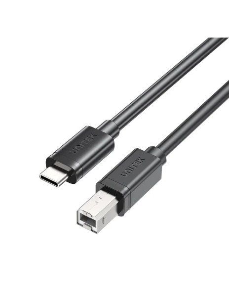 Unitek USB-C 2.0 to USB-B Printer Cable 1.0m Unitek USB-C 2.0 to USB-B Printer Cable 1.0m