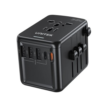 Unitek P1121A Universal Travel Wall Charger 35W 2xUSB-C + 3xUSB-A Unitek P1121A Universal Travel Wall Charger 35W 2xUSB-C + 3xUSB-A