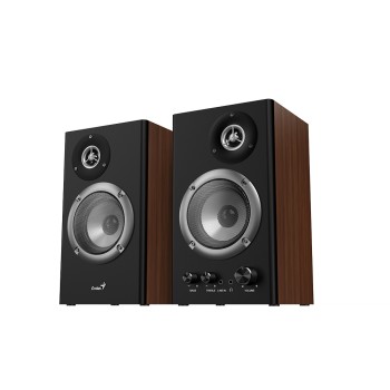 Genius SP-HF1200B 2.0 PC Speakers 36W RMS Wood Genius SP-HF1200B 2.0 PC Speakers 36W RMS Wood