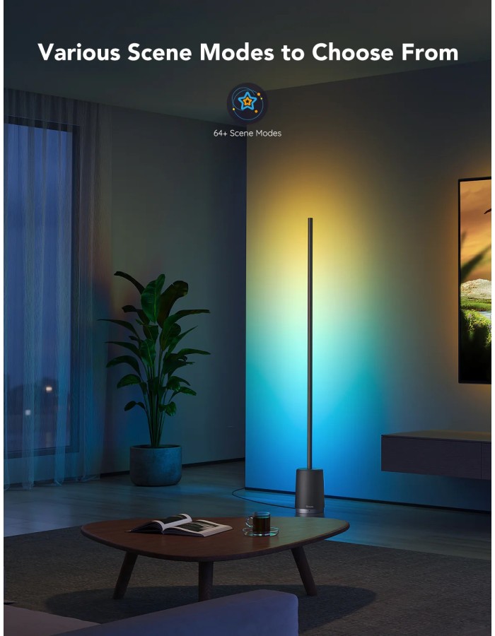 Govee RGBICWW Lyra Corner Floor Lamp H6072