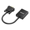 Unitek Converter VGA to HDMI Adapter w/Audio & Power Port Unitek Converter VGA to HDMI Adapter w/Audio & Power Port