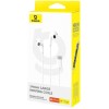 Baseus Earphones Wired Type C Encok CZ17 White Baseus Earphones Wired Type C Encok CZ17 White
