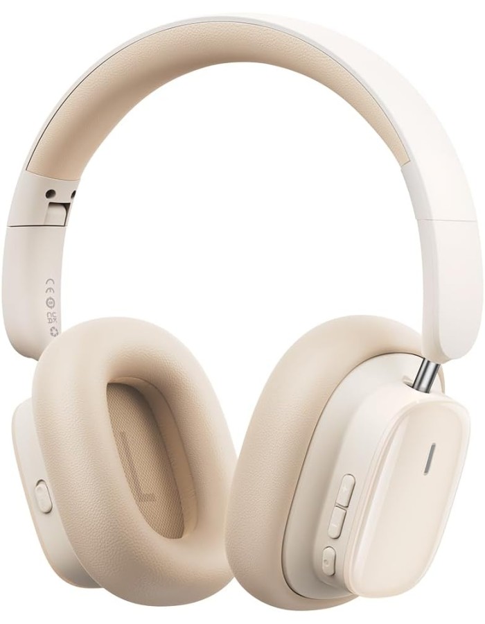 Baseus Wireless Headphones Over Ear ANC Bowie H1i White Baseus Wireless Headphones Over Ear ANC Bowie H1i White