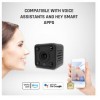 GBC HeyCam Mini Tiny WiFi Spy Camera with Built-in Battery & Invisible IR