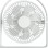 Jisulife Desktop Portable Fan FA27 Gray