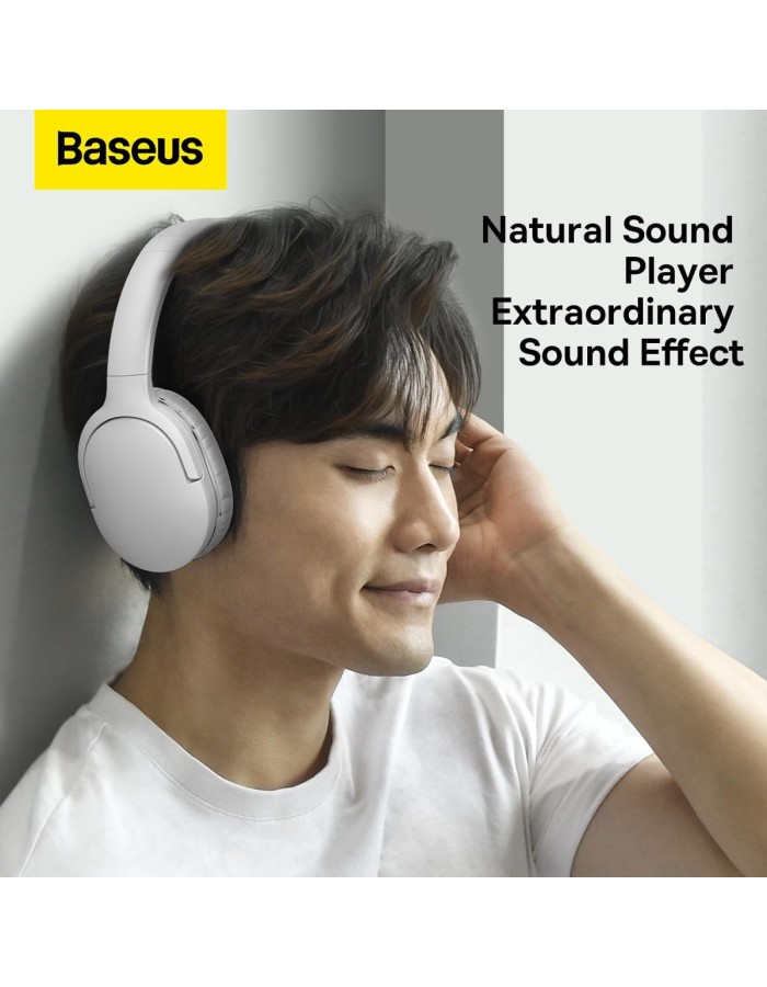 Baseus Wireless Headphones Over Ear Encok D02 Pro v2 White