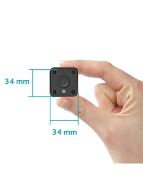 GBC HeyCam Mini Tiny WiFi Spy Camera with Built-in Battery & Invisible IR
