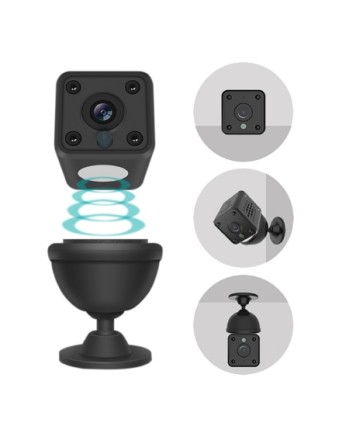 GBC HeyCam Mini Tiny WiFi Spy Camera with Built-in Battery & Invisible IR