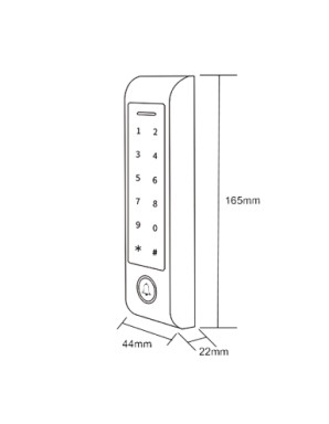 GBC HeyOpen Oper Door Smart WiFi Ideal for B&Bs and Short Rentals