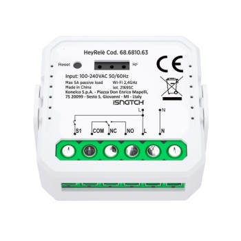 GBC HeyRele Dry Contact Smart WiFi Module GBC HeyRele Dry Contact Smart WiFi Module