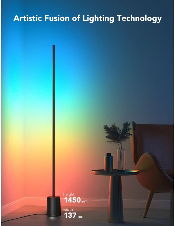 Govee RGBICWW Lyra Corner Floor Lamp H6072