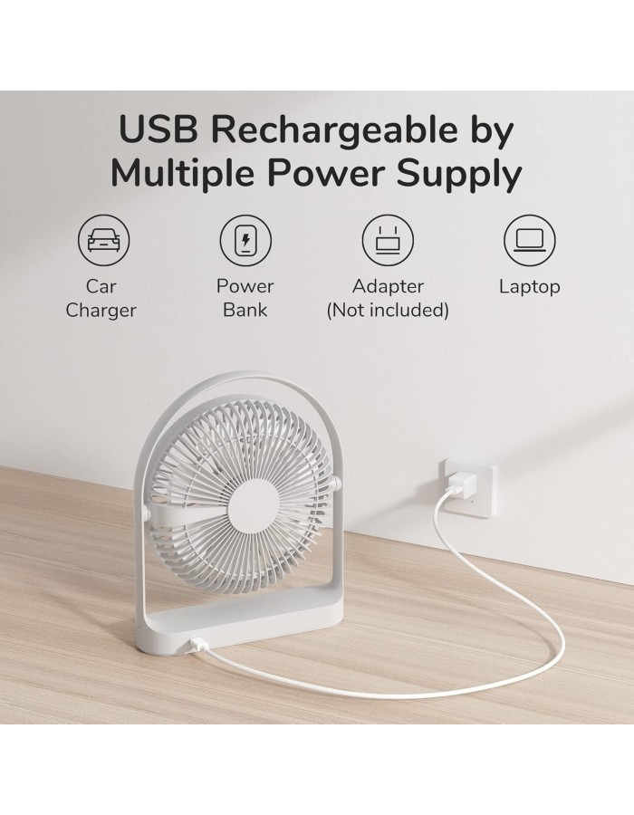 Jisulife Desktop Portable Fan FA27 Gray