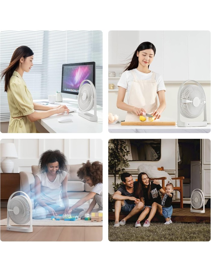 Jisulife Desktop Portable Fan FA27 Gray