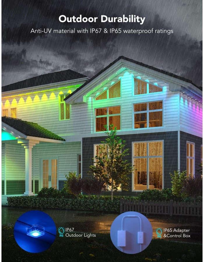 Govee Outdoor Permanent Lights 15m H705B Govee Outdoor Permanent Lights 15m H705B