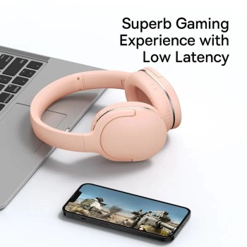Baseus Wireless Headphones Over Ear Encok D02 Pro v2 Pink Baseus Wireless Headphones Over Ear Encok D02 Pro v2 Pink