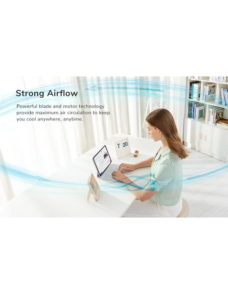 Jisulife Desktop Fan Powerbank Out FA26 White