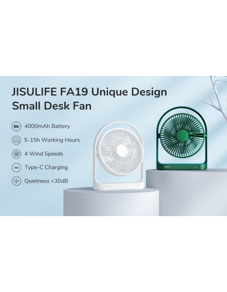 Jisulife Desktop Portable Fan  FA19A Green