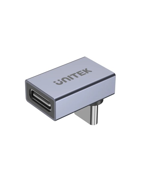 Unitek USB-C 4.0 Male to Female Adaptor 90degrees (Back) A1039GY