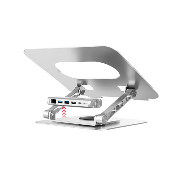 Unitek Laptop Stand with USB Hub 4K30Hz HDMI + FE Lan + PD100W D1109B
