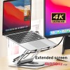Unitek Laptop Stand with USB Hub 4K30Hz HDMI + FE Lan + PD100W D1109B Unitek Laptop Stand with USB Hub 4K30Hz HDMI + FE Lan + PD100W D1109B