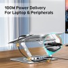 Unitek Laptop Stand with USB Hub 4K30Hz HDMI + FE Lan + PD100W D1109B Unitek Laptop Stand with USB Hub 4K30Hz HDMI + FE Lan + PD100W D1109B