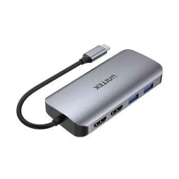 Unitek USB-C Hub 3xUSB/2xHDMI MST/SD/Gb/PD100W D1122A Unitek USB-C Hub 3xUSB/2xHDMI MST/SD/Gb/PD100W D1122A
