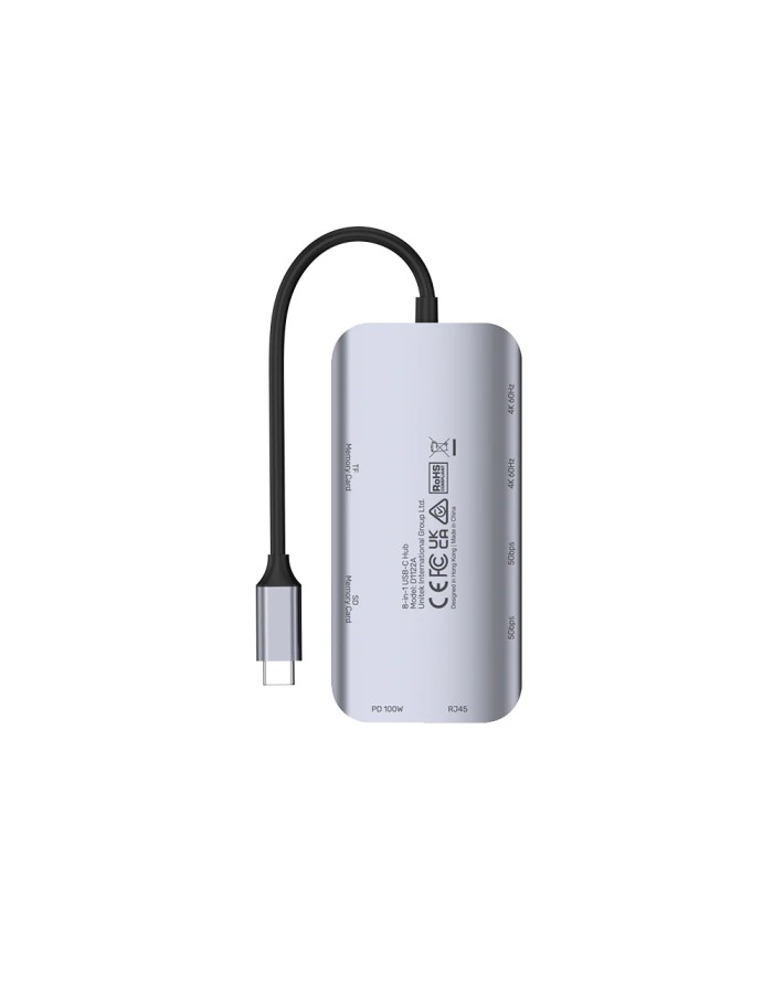 Unitek USB-C Hub 3xUSB/2xHDMI MST/SD/Gb/PD100W D1122A Unitek USB-C Hub 3xUSB/2xHDMI MST/SD/Gb/PD100W D1122A