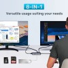 Unitek USB-C Hub 3xUSB/2xHDMI MST/SD/Gb/PD100W D1122A Unitek USB-C Hub 3xUSB/2xHDMI MST/SD/Gb/PD100W D1122A