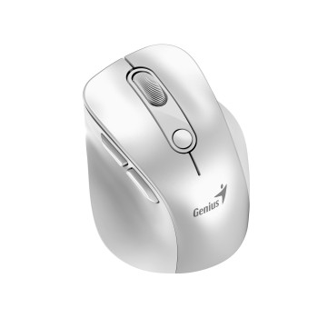 Genius Mouse Wireless+BT Rechargeable Mini RGB Ergo 9000S Pro White