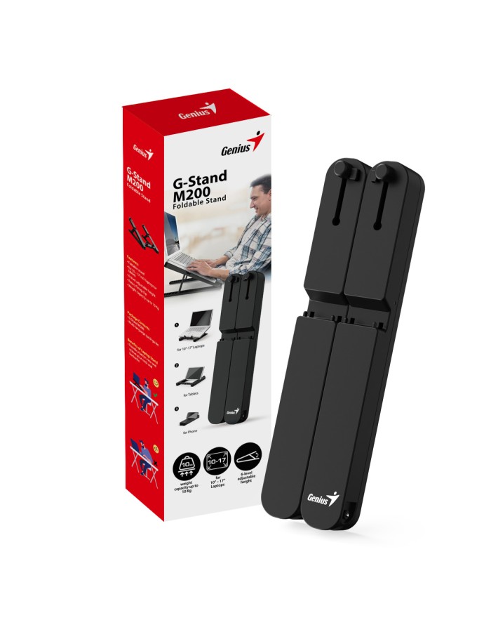Genius M200 Foldable Stand for Laptops & Tablets