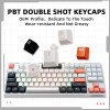 Thunderobot KG3089 White Mechanical Gaming Keyboard 89 Red Switch Keys