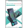 Thunderobot KG3089 Black Mechanical Gaming Keyboard 89 Red Switch Keys