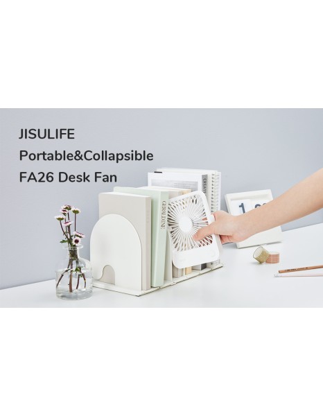 Jisulife Desktop Fan Powerbank Out FA26 White