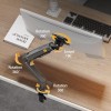 NBMounts F80 Single Arm Gas Desk Monitor Mount (updated version) NBMounts F80 Single Arm Gas Desk Monitor Mount (updated version)