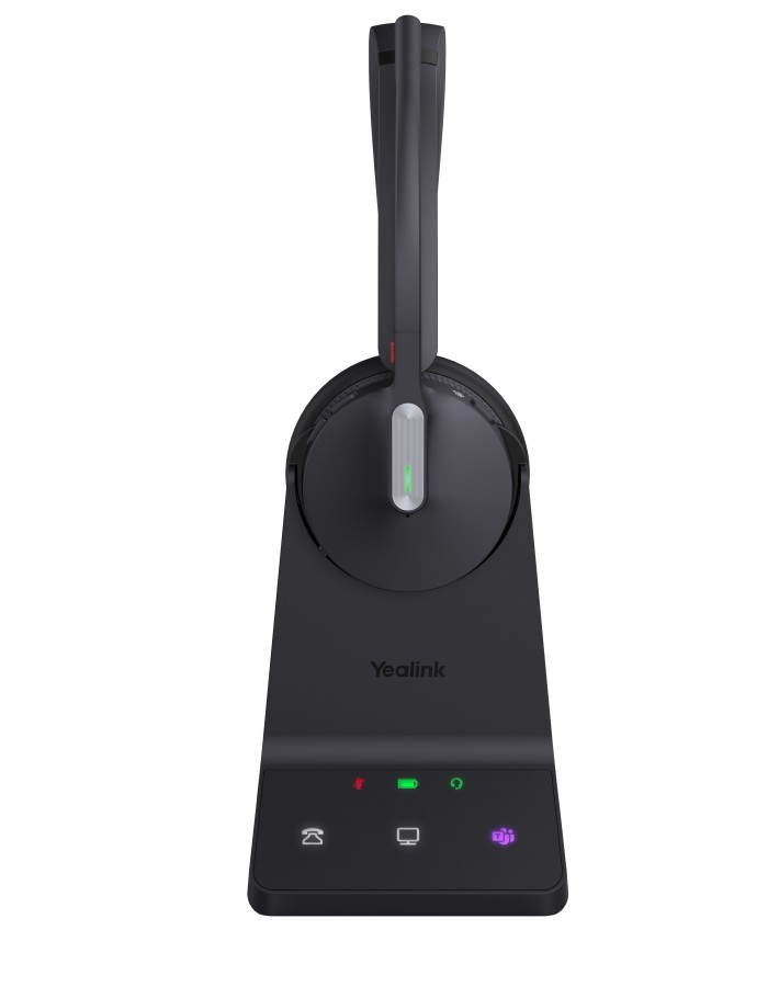 Yealink Headset Wireless Dual-Mode DECT/Bluetooth 3-Mic NC with Basestation WH64 Dual Teams Yealink Headset Wireless Dual-Mode DECT/Bluetooth 3-Mic NC with Basestation WH64 Dual Teams