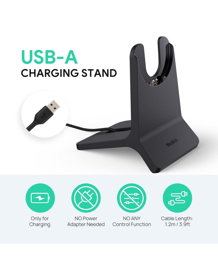Yealink Headset Charging Stand for BH70/WH64 with USB Connection BHC70
