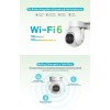 Dahua IP 3.0MP 3.6mm Wifi PT Dome Dual Illumination P3B-PV