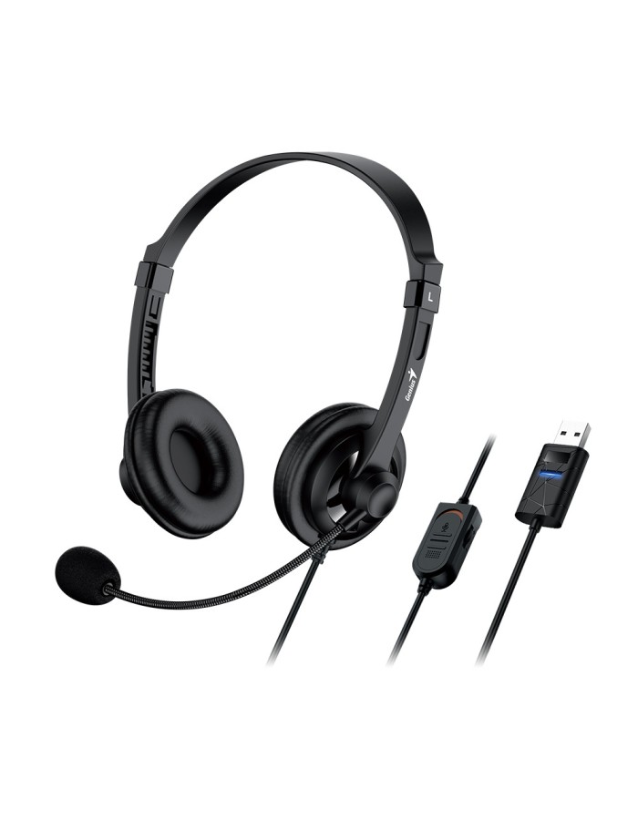 Genius Headset USB-A InLine Control SoftEar Cups HS-230U