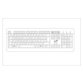 Genius Keyboard-Mouse Set Wired KM-160 Greek Genius Keyboard-Mouse Set Wired KM-160 Greek