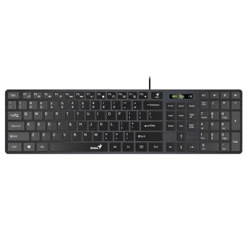 Genius SlimStar 126 Wired Silent Keyboard (English)