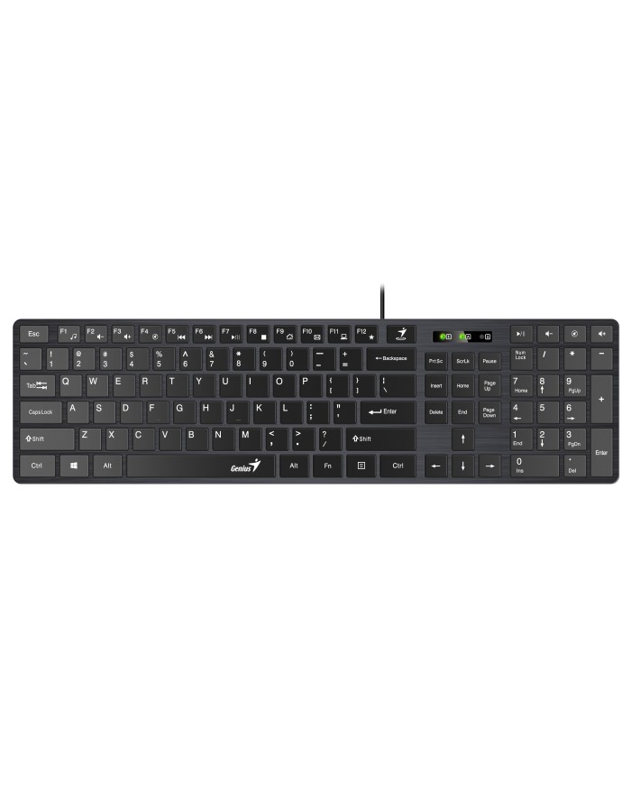 Genius SlimStar 126 Wired Silent Keyboard (English) Genius SlimStar 126 Wired Silent Keyboard (English)