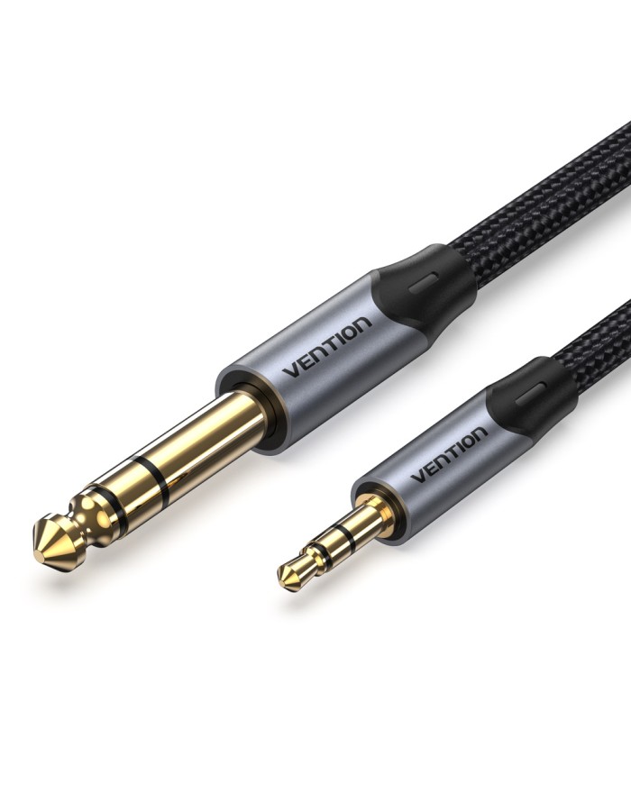 Vention AUDIO 3.5mm to 6.3mm M-M TRS Cable Braided Alum 10.0m BAUHL Vention AUDIO 3.5mm to 6.3mm M-M TRS Cable Braided Alum 10.0m BAUHL